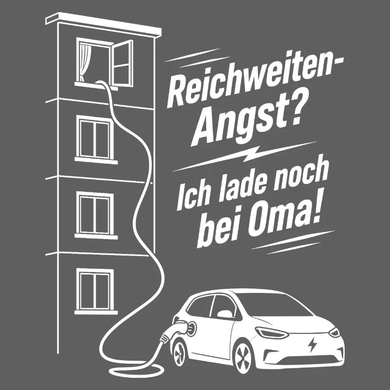 Reichweiten Angst, E Auto, Oma