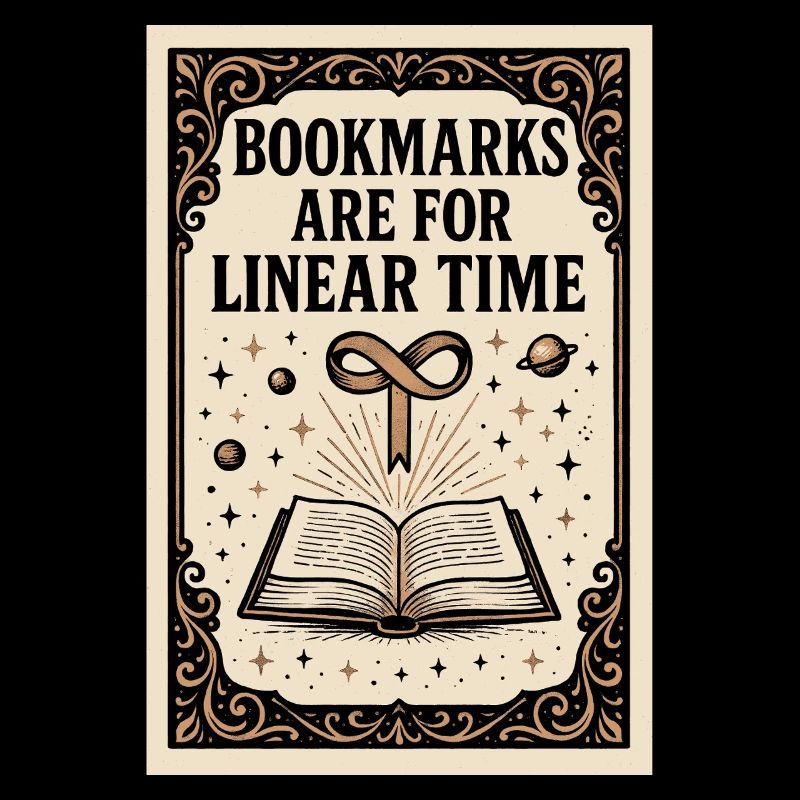 Linear Time Bookmarks | Sci-Fi Book