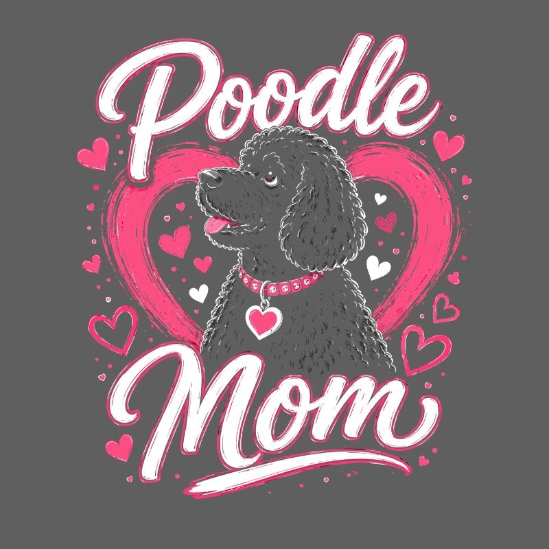 Pudel Mama Herzchen Design