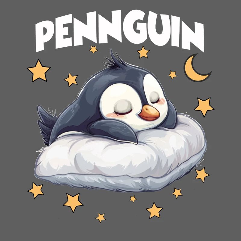 Pennguin Pinguin Pyjama Morgenmuffel Langschläfer 