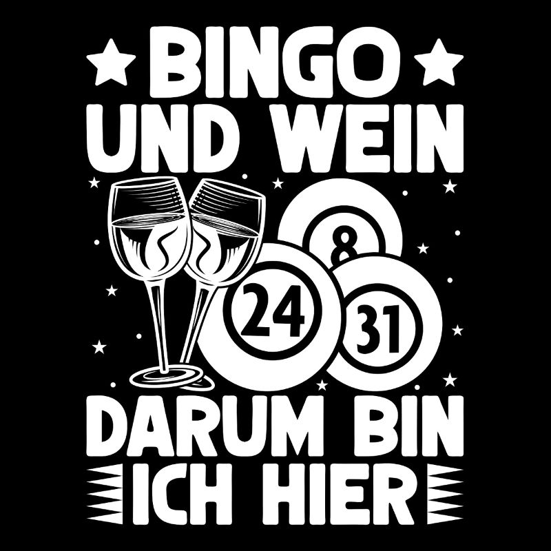 Joueurs de bingo, bingo & vin, c’est pour ça que je suis là