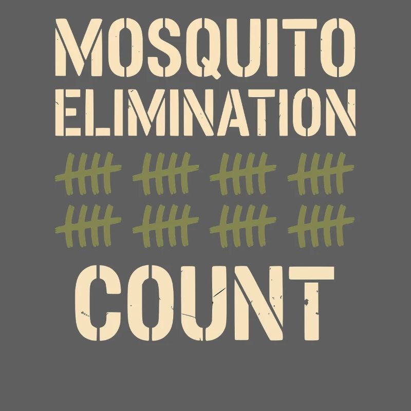 Mosquito Elimination Count Funny Summer