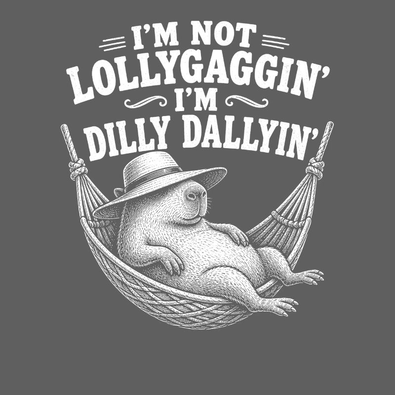 I don't dawdle, I dawdle, Capybara!