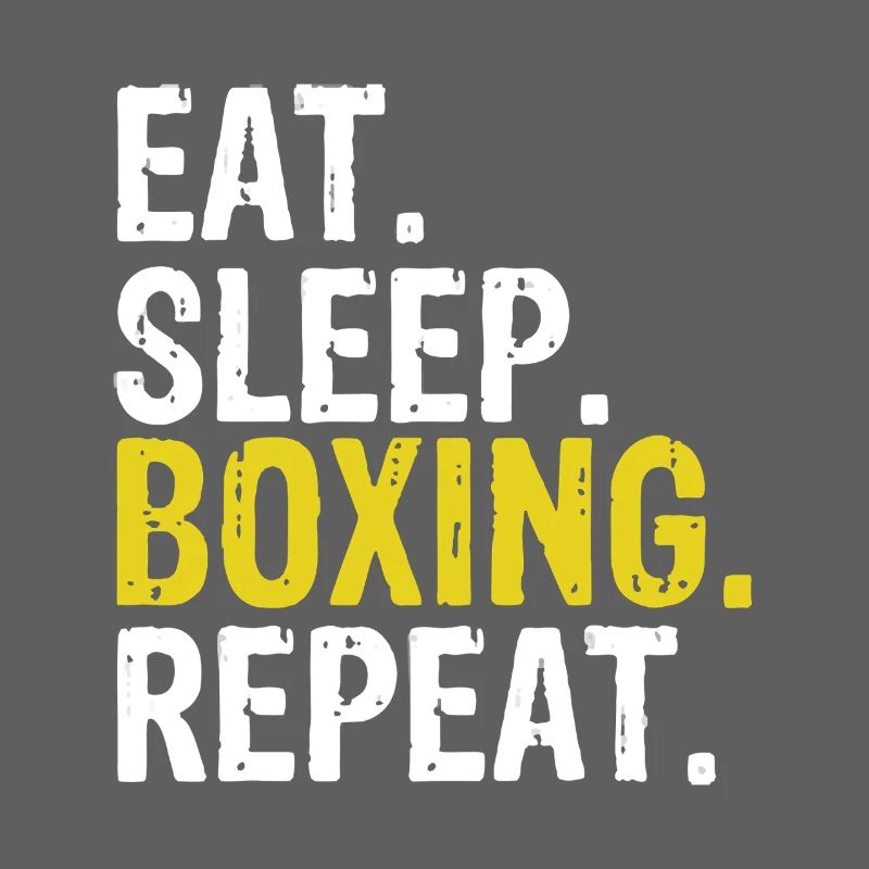Eat Sleep Boxing Repeat Graphic Tee