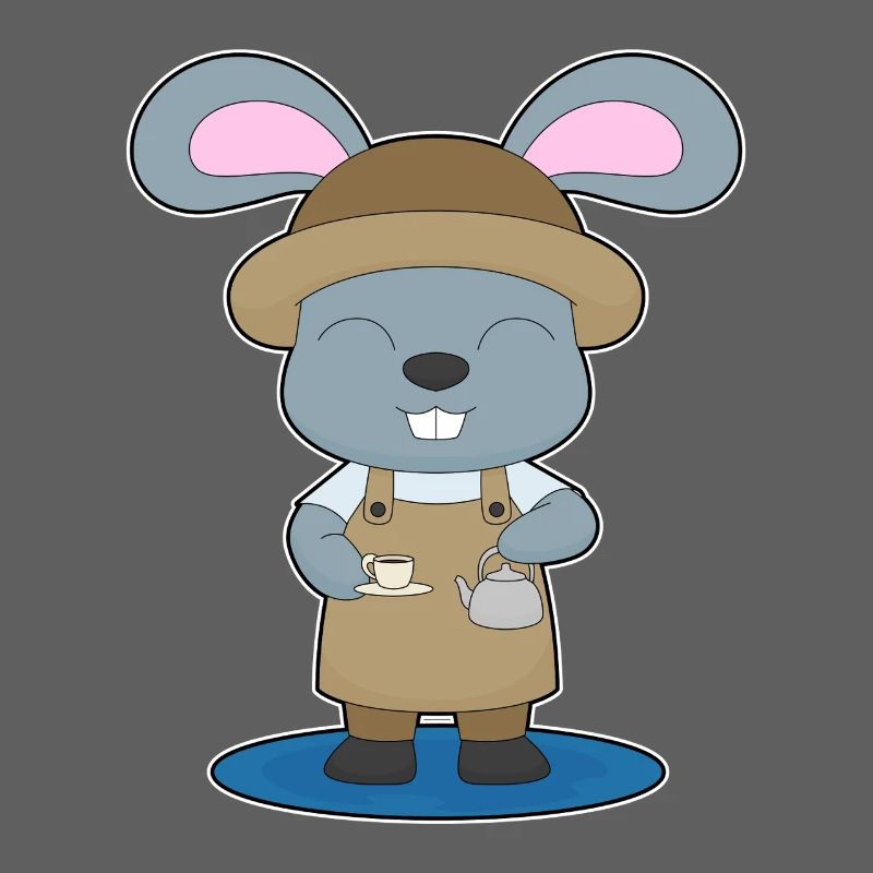 Bunny Coffee Coffee Pot