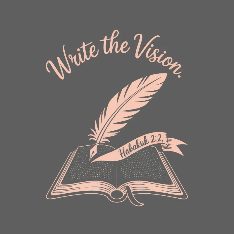 Write the Vision Open Book Feather