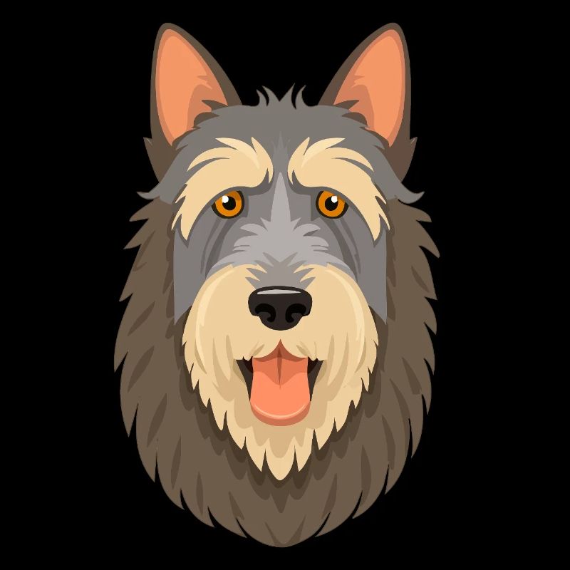 Irish Wolfhound (bande dessinée/portrait)