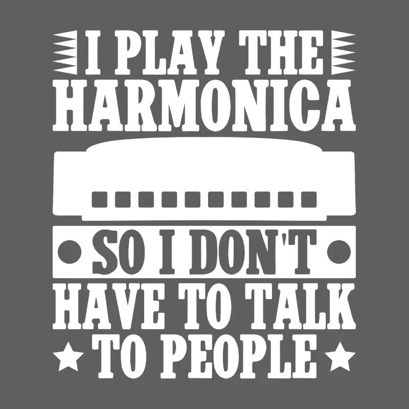 Harmonica Musican I Play Don ́t Talk Harmonica