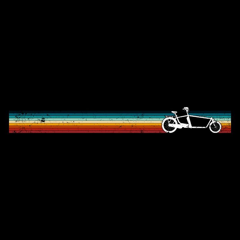 Retro Scooter on Rainbow Stripes