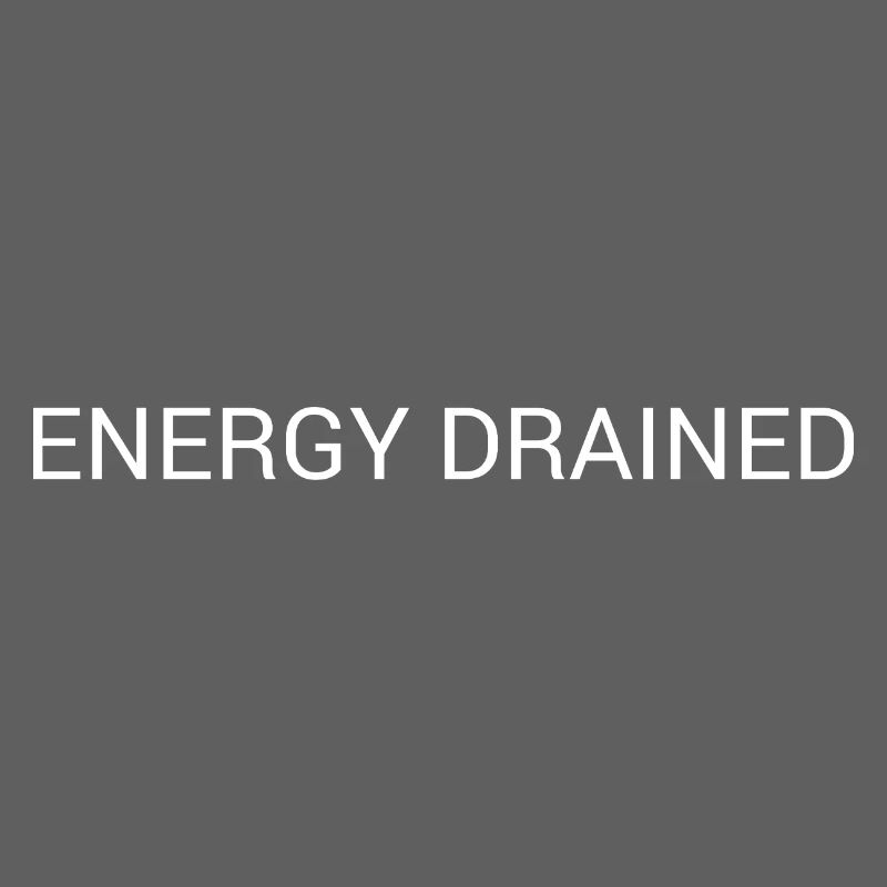 Énergie drainée – Conception minimale du texte