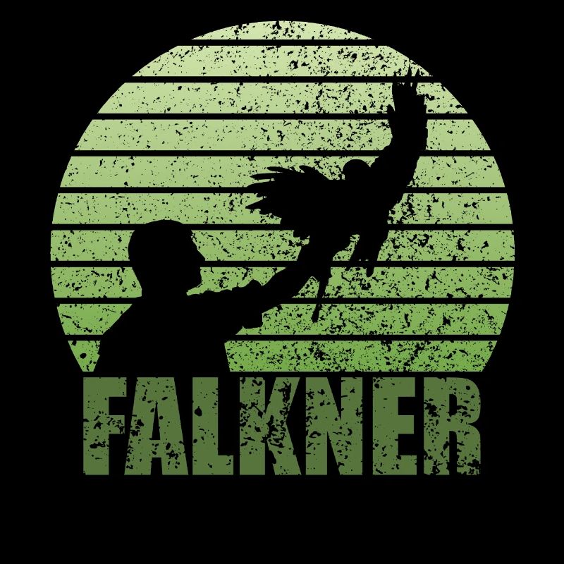 Falkner Grunge Style mit Greifvogel