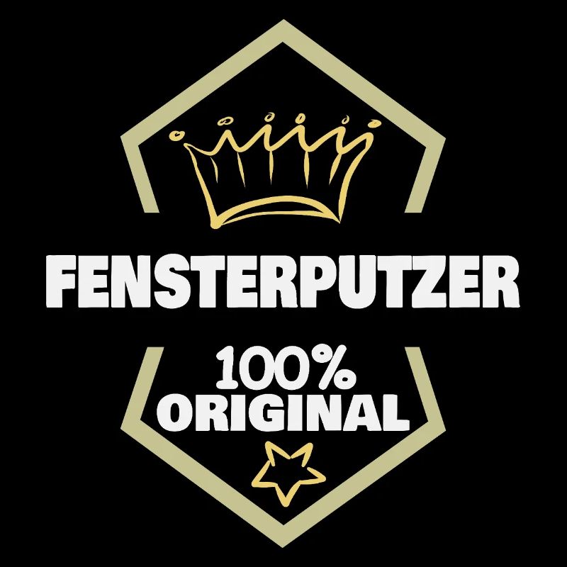 Fensterputzer als Arbeit