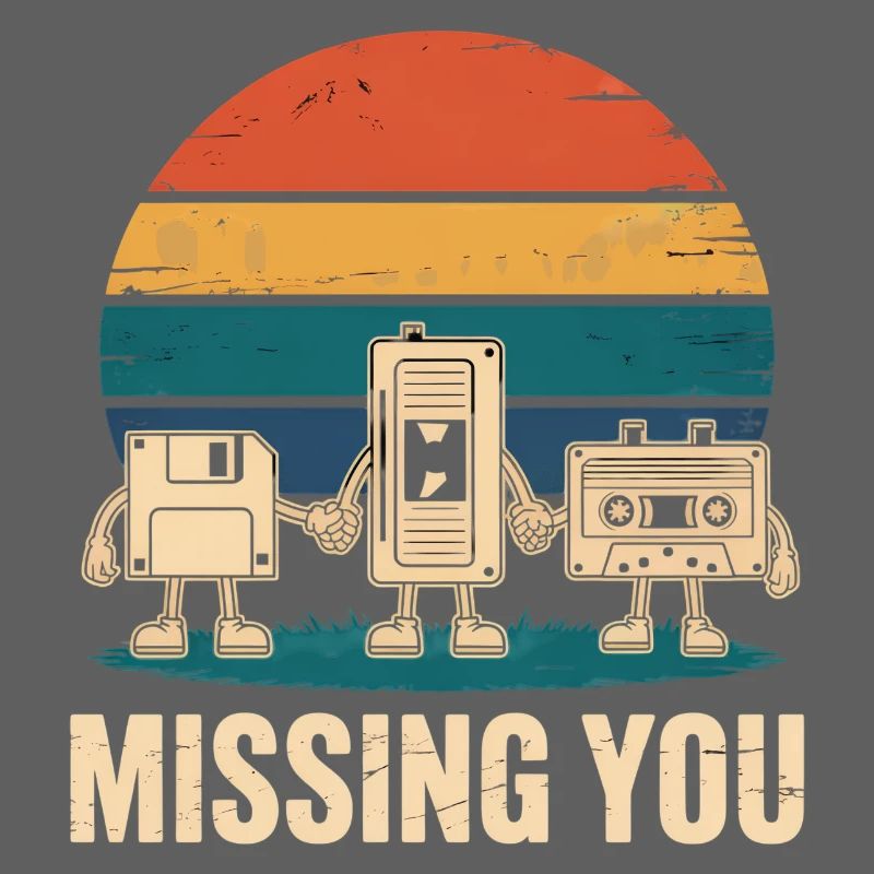 Cassette VHS Floppy Disc Floppy Disk Retro