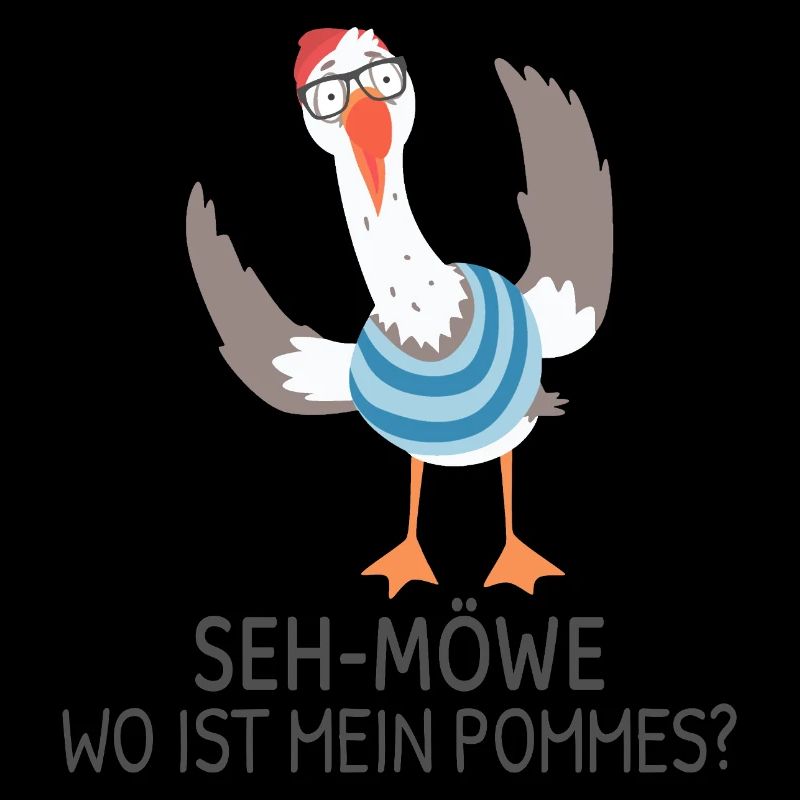 SEH-MÖWE Où sont mes frites ? Mouette drôle