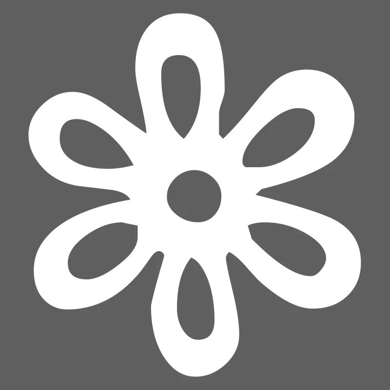 Ornament oder weisse Blume (Vectorgraphic)