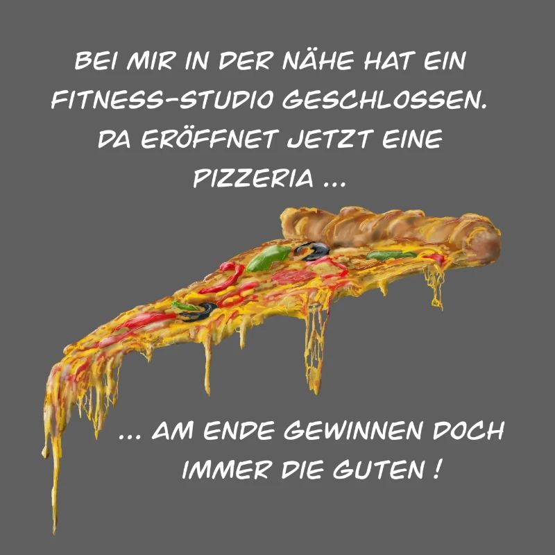 Fitness Studio oder Pizzeria - Pizza gewinnt immer