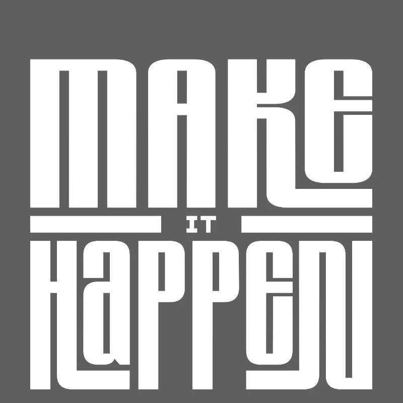 Expression of Joy in Linear Typography