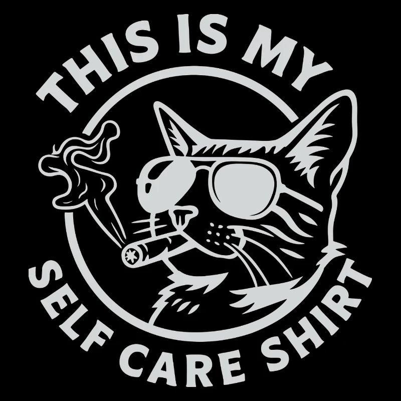 Mon t-shirt de chat d’auto-soin
