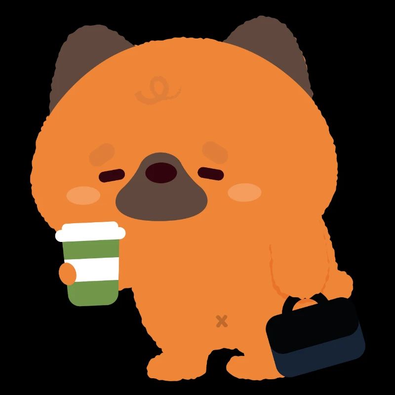 Sleepy German Shepherd Coffee