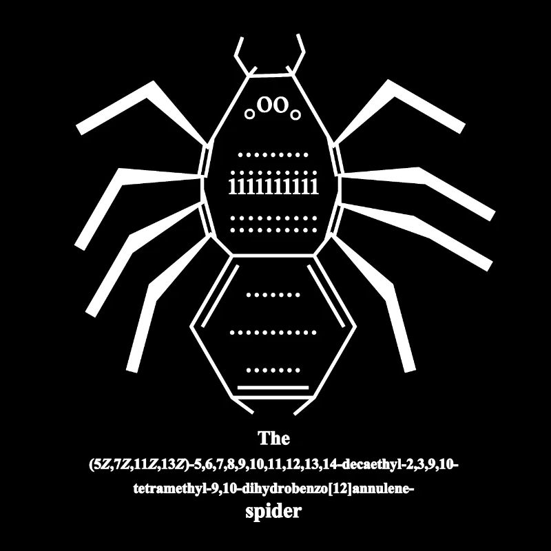 Spider - Nomenclature IUPAC - Chimie Nerd - blanc