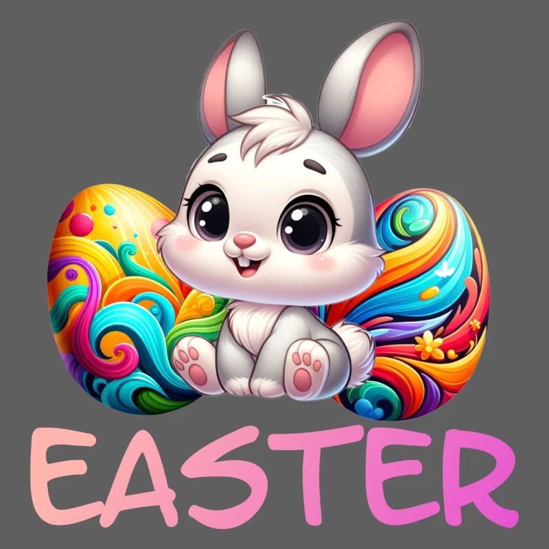 Easter Bunny with Easter Eggs