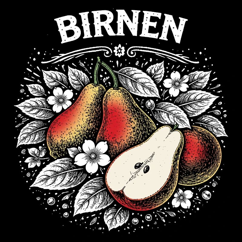 Birnenzauber im Blütenkranz