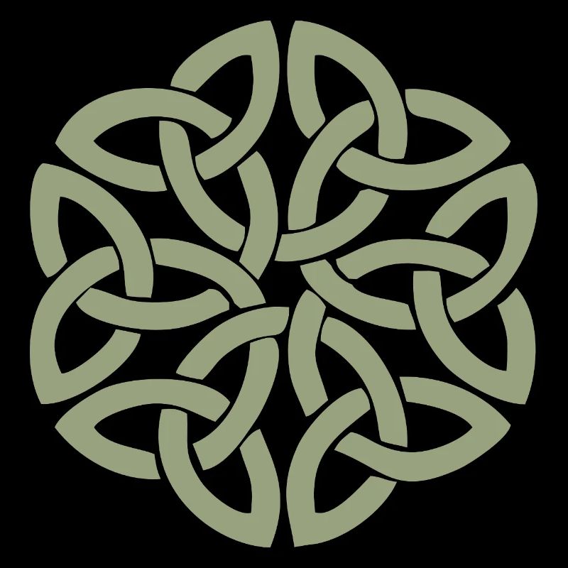 Circular Celtic Knot Interlace
