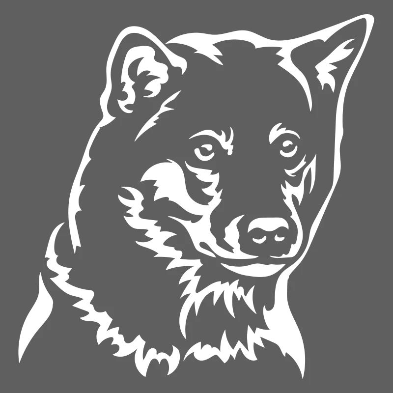 Shiba Head "Black Edition"