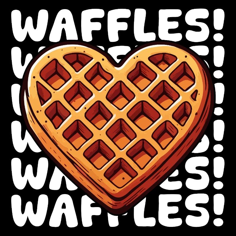 Pop Art Waffel Herz
