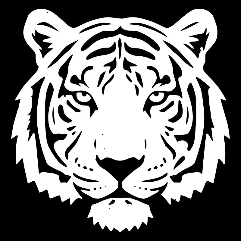 Tiger_Raubkatze_Wild_Tier_Vector Tiger Head