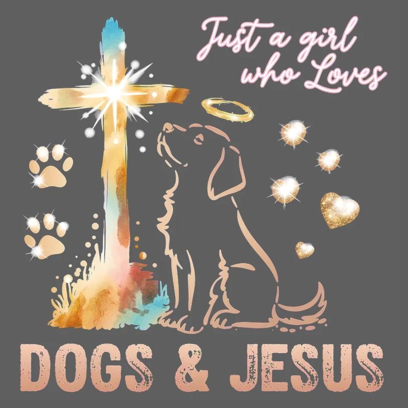 Les chiens aiment Jésus Croix de Lumière