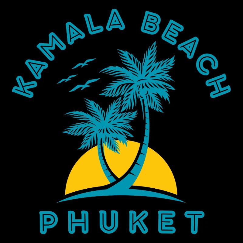 Kamala Beach Phuket Sonnenuntergangspalme
