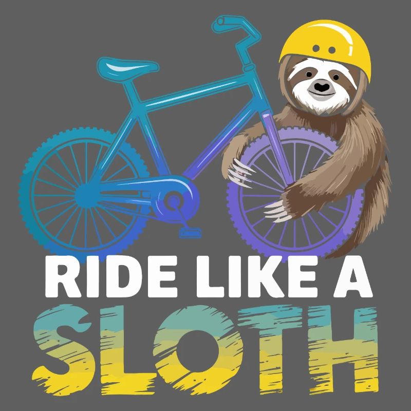 Sloth Biker with Helmet
