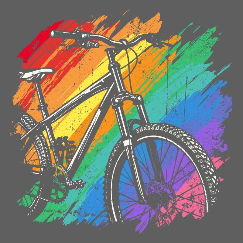 Impression d’art de vélo vibrant