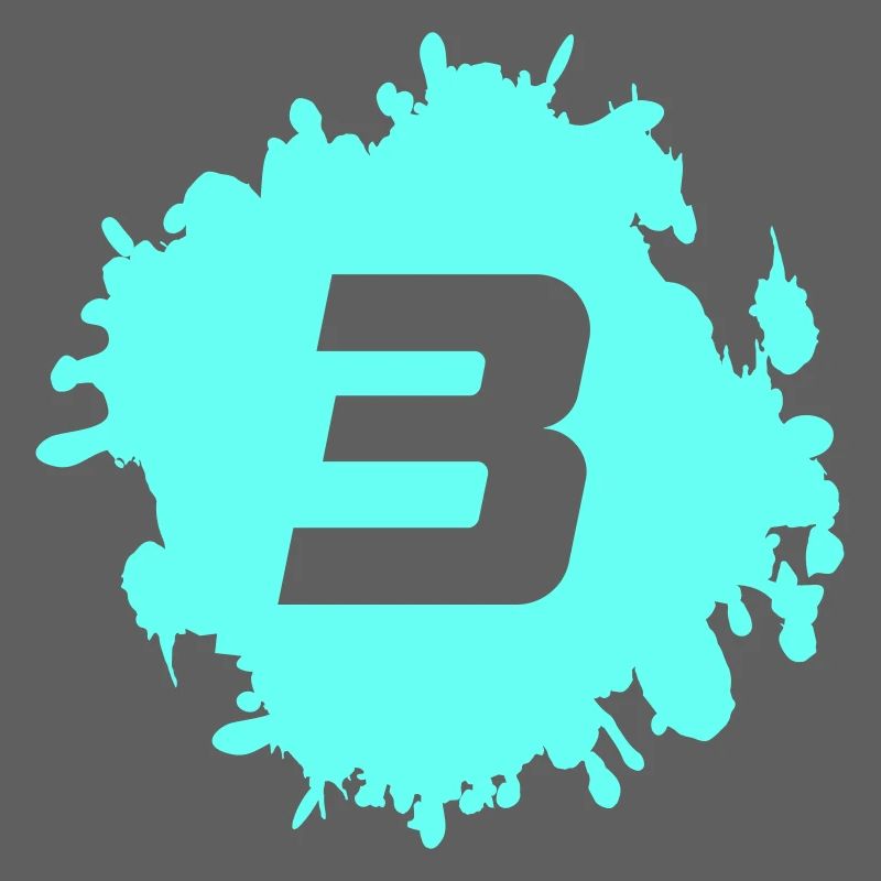 3 Neon Farbklecks Logo