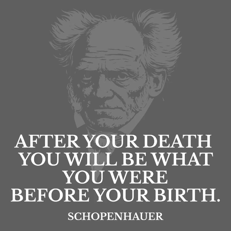 Citation de naissance et décès de Schopenhauer
