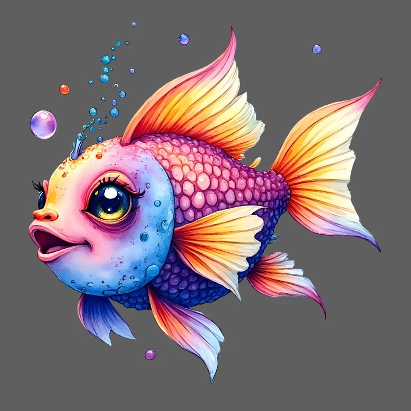 Lebendiger Regenbogenwassermann