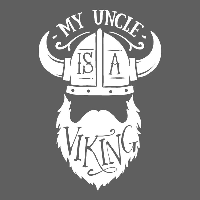 Wikinger Onkel Bart Vollbart Nichte Neffe Geschenk