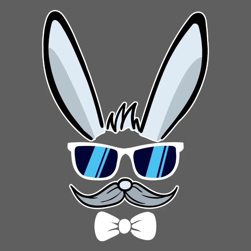 He | Easter bunny face Easter bunny Happy Easter