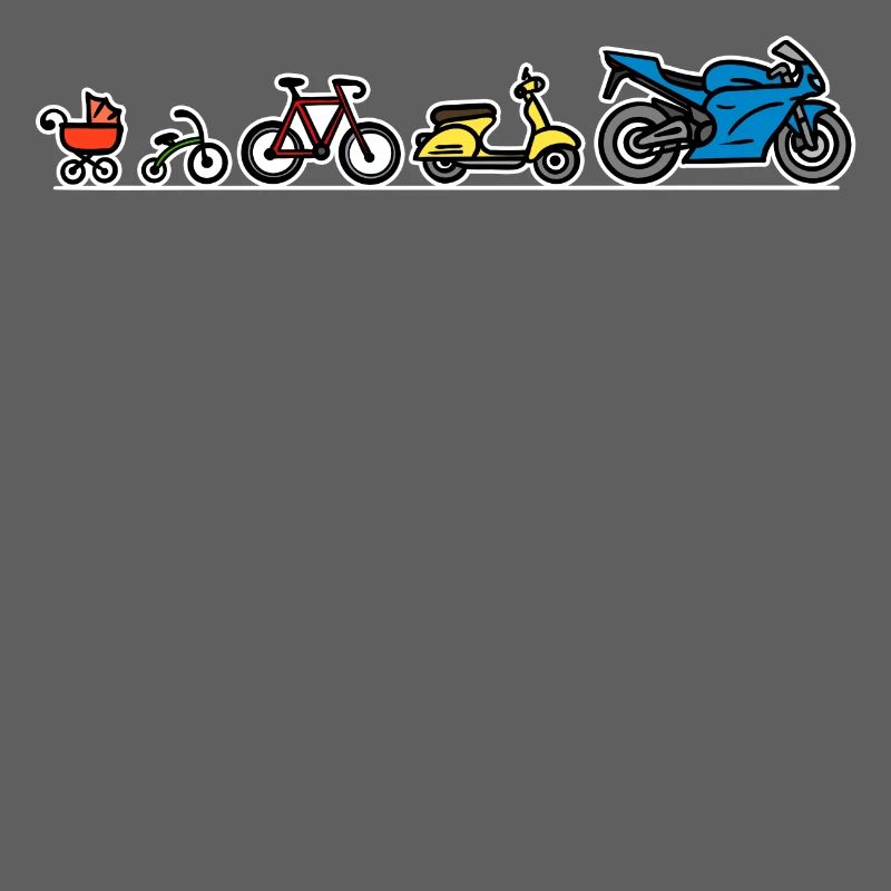 Biker Evolution Motorrad Entwicklung Fortschritt