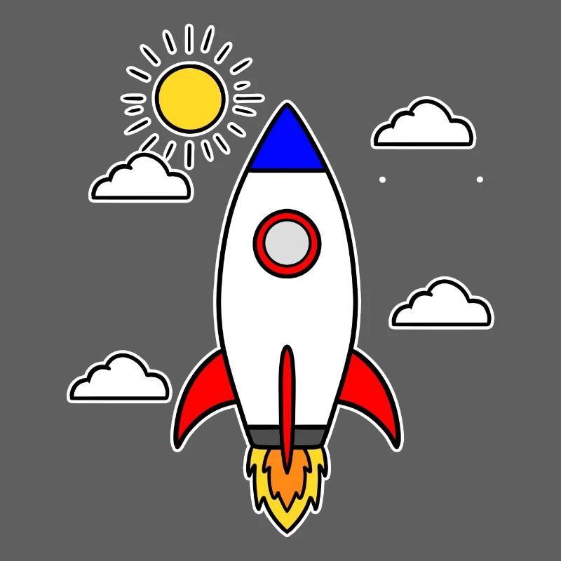 Schulstart Rakete Raumschiff Schulbeginn Schule