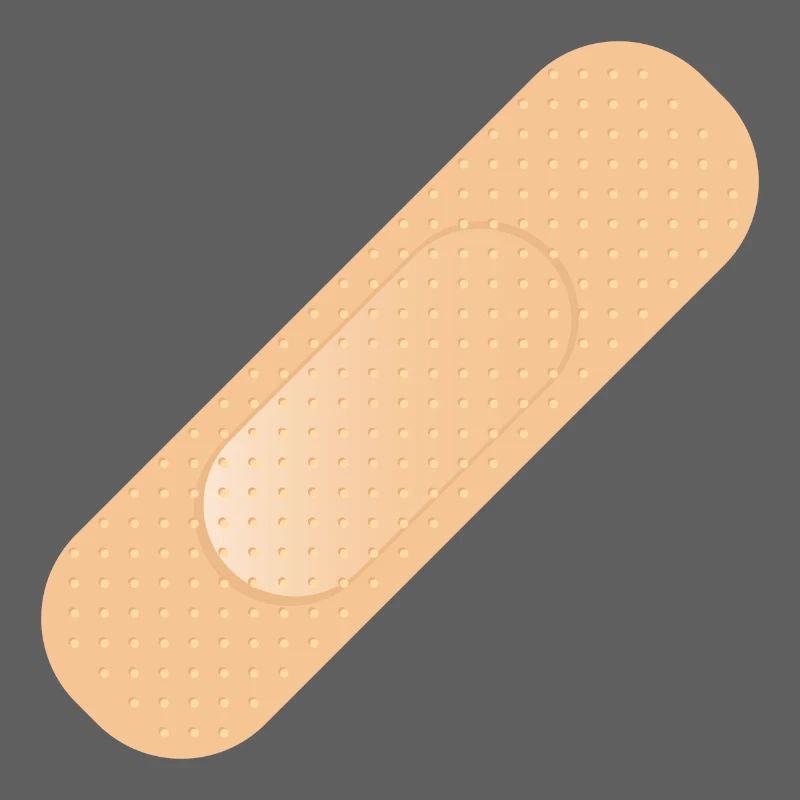 simple sticking plaster as a design element