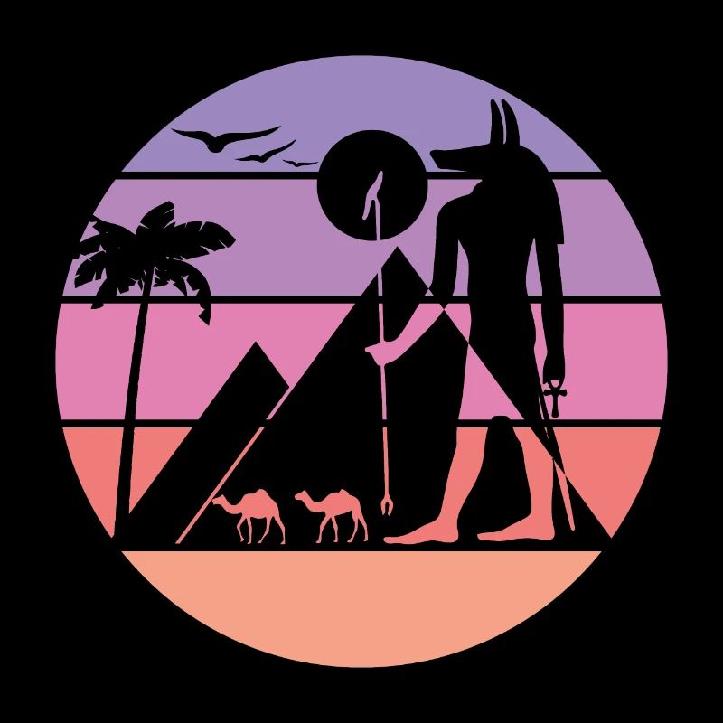 Mythische Silhouette - Anubis