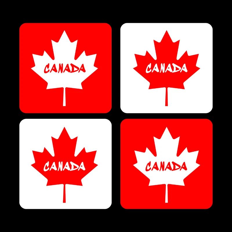 Drapeaux en feuille d'érable du Canada