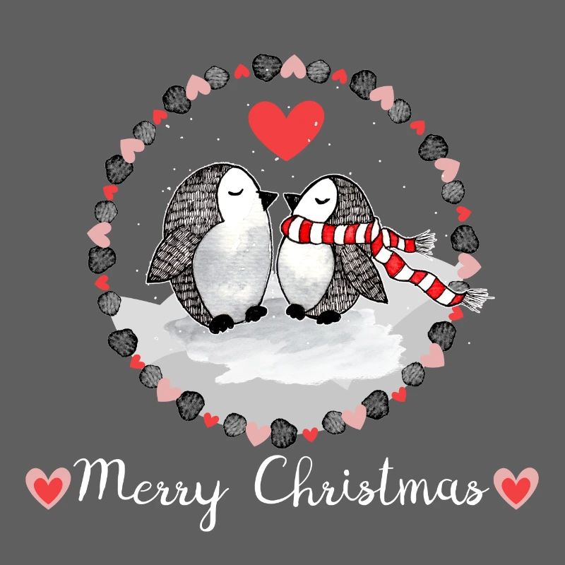 Pingouins Noël Joyeux Noël