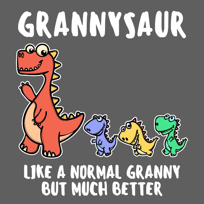 Oma Cool Statement Großmutter Dinosaurier