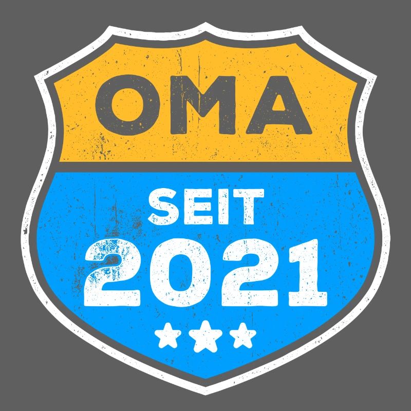 Seniorin Oma Großmutter Statement Ruhestand