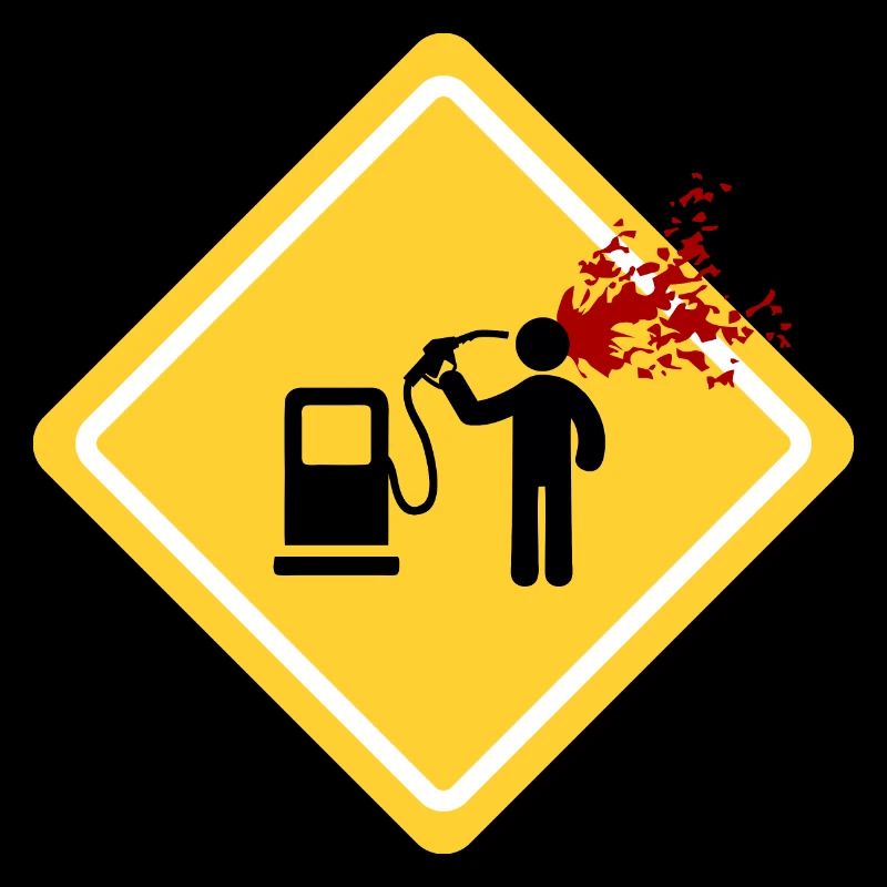Danger: Station d’essence