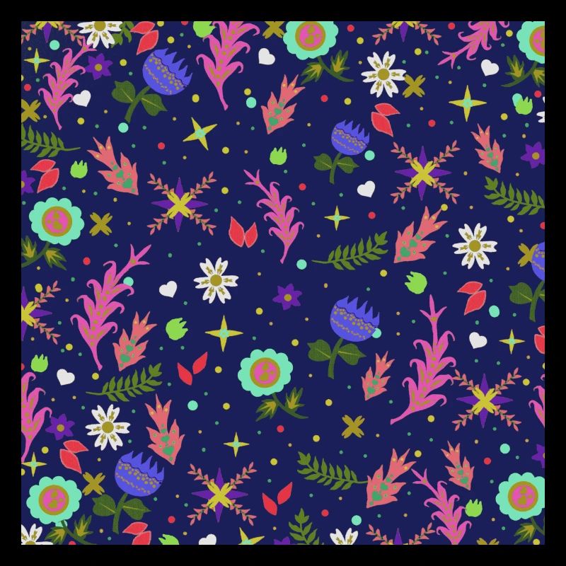 all over prints mädchen, kindliches Blumenmuster