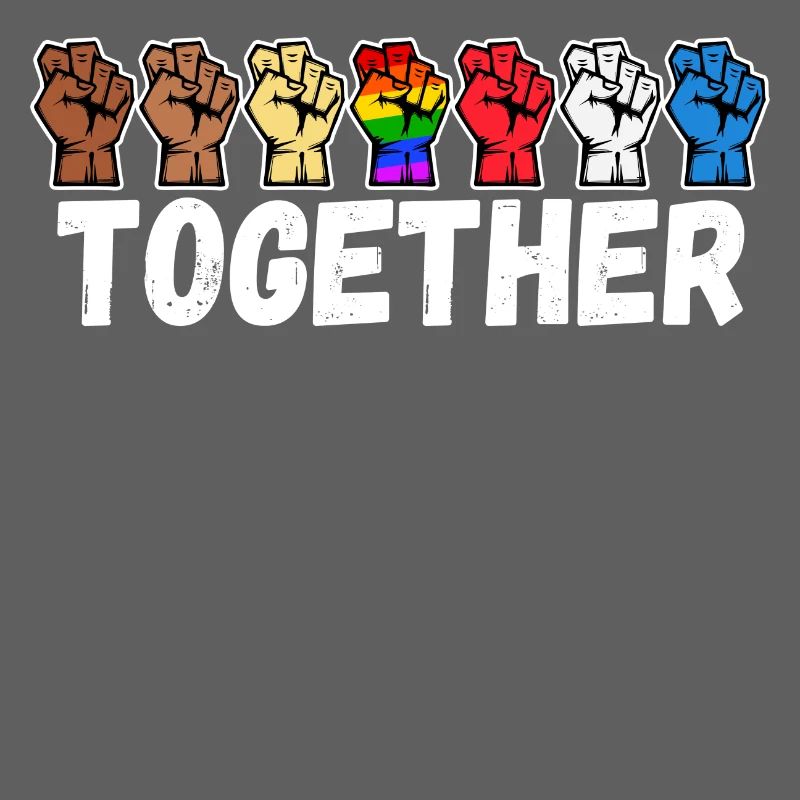 Equality Lgbt rainbow saying